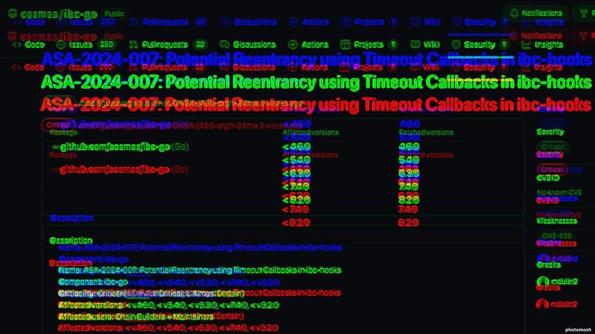 Critical Reentrancy Bug in Cosmos IBC-go Patched, $150M Secured